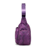 Women Nylon Multi Pocket  Shoulder Bag Crossbody Bag