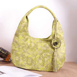 Brenice Women National Style Vintage Floral Crossbody Bag