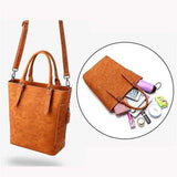 Women Vintage PU Crossbody Bags Handbags