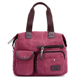 Women Canvas Large Capacity Sport Travel Crossbody Bag