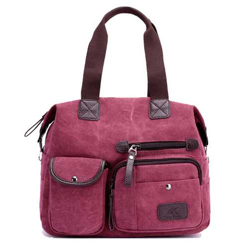 Women Canvas Large Capacity Sport Travel Crossbody Bag