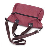 KVKY Women Canvas Tote Handbags Casual Front Pockets Bags