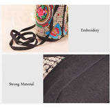 Women Embroidered National Style Crossbody Bag