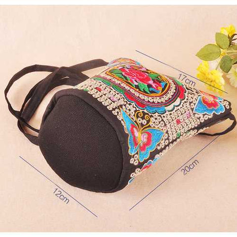 Women Embroidered National Style Crossbody Bag