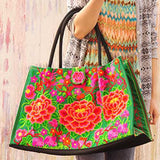 National Style Tote Bag Fashion Embroidery Bag Handbag