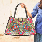 National Style Tote Bag Fashion Embroidery Bag Handbag