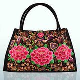 National Style Tote Bag Fashion Embroidery Bag Handbag