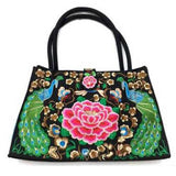 National Style Tote Bag Fashion Embroidery Bag Handbag