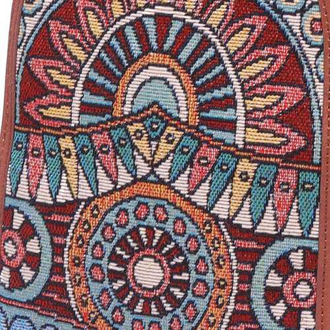 Brenice Vintage Embroidery Chest Bags Crossbody Bags