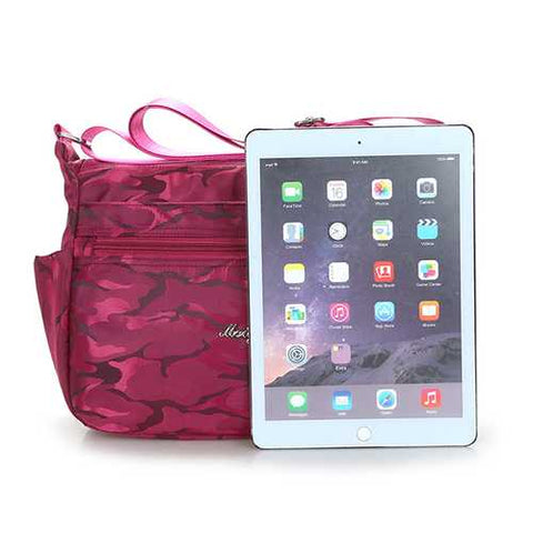 Women Fashion Multicolor Camouflage Casual Tide Messenger Ba