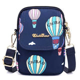 Print Nylon Casual Light 5.5inch Phone Bag Flap Shoulder Bag