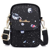 Print Nylon Casual Light 5.5inch Phone Bag Flap Shoulder Bag