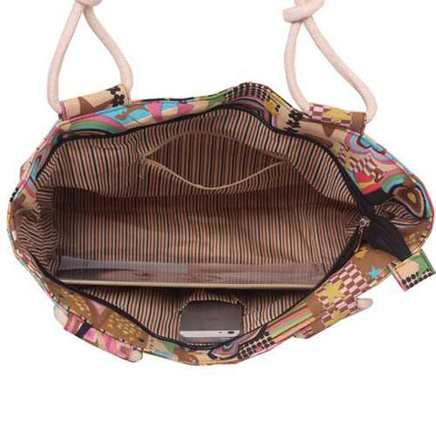 Women Canvas Handbag Large Capacity Casual Bag