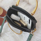 Round Rivet Stitch Messenger Bags Handbags Crossbody Bags
