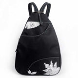 Women Chinese Style Nylon Waterproof Crossbody Bag Backpack