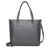 Women Large Capacity Stitching Fashion Handbag Crossbody Bag