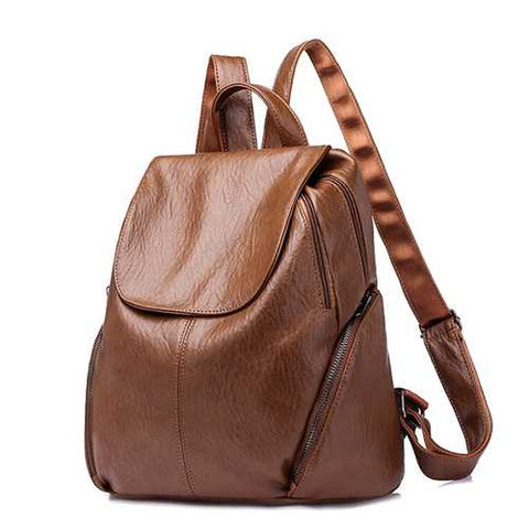 Women PU Soft Leather Multifunctional Leisure Handbag