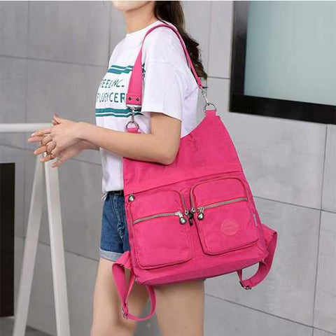 Nylon Waterproof Fashion Shoulder Bags Backpack