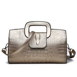 Women Crocodile Pattern Crossbody Bags Messenger Bags