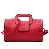 Women Crocodile Pattern Crossbody Bags Messenger Bags