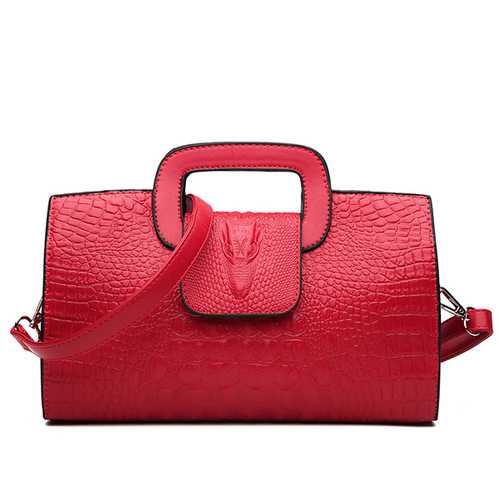 Women Crocodile Pattern Crossbody Bags Messenger Bags