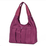 CHIBAO Women Nylon Light Weight Tote Handbag Shoulder Bag