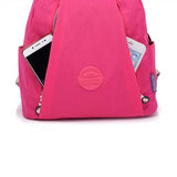 Women Nylon Waterproof Lightweight Travel Backpack Handbag