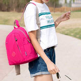 Women Nylon Waterproof Lightweight Travel Backpack Handbag