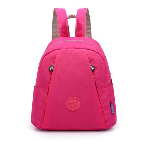 Women Nylon Waterproof Lightweight Travel Backpack Handbag