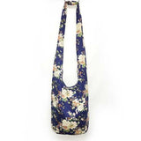 Women National Style Printed Art Cotton Crossbody Bag