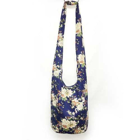 Women National Style Printed Art Cotton Crossbody Bag