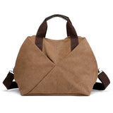 KVKY Women Canvas Tote Handbag Shopping Bag Crossbody Bag
