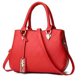 Women Tote Handbag Elegant Minimalist Fashion Solid Shoulder Crossbody Bag