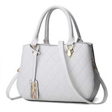 Women Tote Handbag Elegant Minimalist Fashion Solid Shoulder Crossbody Bag