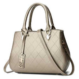Women Tote Handbag Elegant Minimalist Fashion Solid Shoulder Crossbody Bag