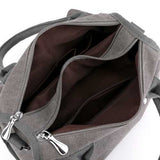 KVKY Canvas Tote Handbags Simple Shoulder Bags