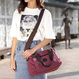 KVKY Canvas Shoulder Bags Summer Shopping Bags Handbag