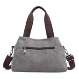 KVKY Canvas Shoulder Bags Summer Shopping Bags Handbag