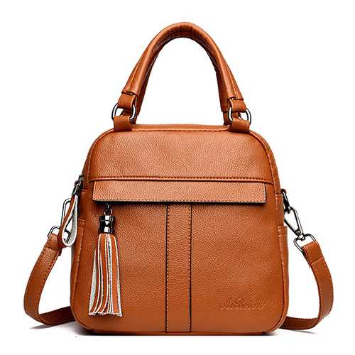 Women Leisure Solid Handbag Multi-function Backpack