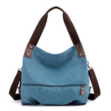 KVKY Canvas Tote Handbag Minimalist Fashion Summer Shopping Bag Shoulder Crossbody Bag