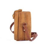 Hand Woven Bag Round Rattan Straw Bags Bohemia Beach Bag
