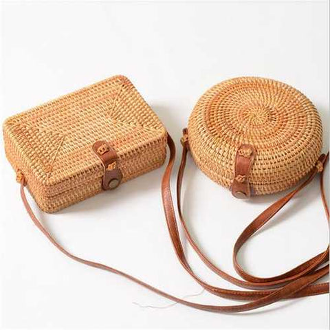 Bohemia Wind Style Women Lady Round Shape Shoulder Bag