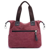Women Canvas Casual Tote Handbags
