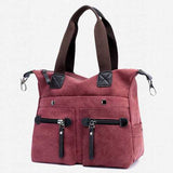 Women Canvas Casual Tote Handbags