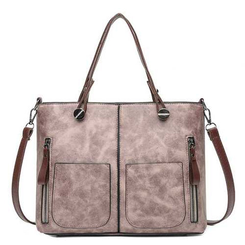 Women Artificial Leather Minimalist Handbag Crossbody Bag