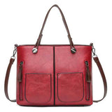 Women Artificial Leather Minimalist Handbag Crossbody Bag