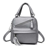 Women Casual Handbag Solid Soft Faux Leather Crossbody Bag