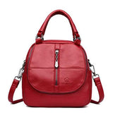 Women Double Layer Handbag Multi-function Crossbody Bag