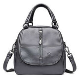 Women Double Layer Handbag Multi-function Crossbody Bag
