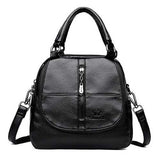 Women Double Layer Handbag Multi-function Crossbody Bag